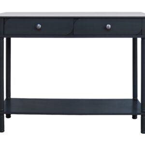 Bold Curve White Marble 2 Drawer Console