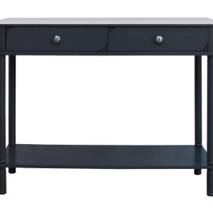 Bold Curve White Marble 2 Drawer Console